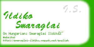 ildiko smaraglai business card